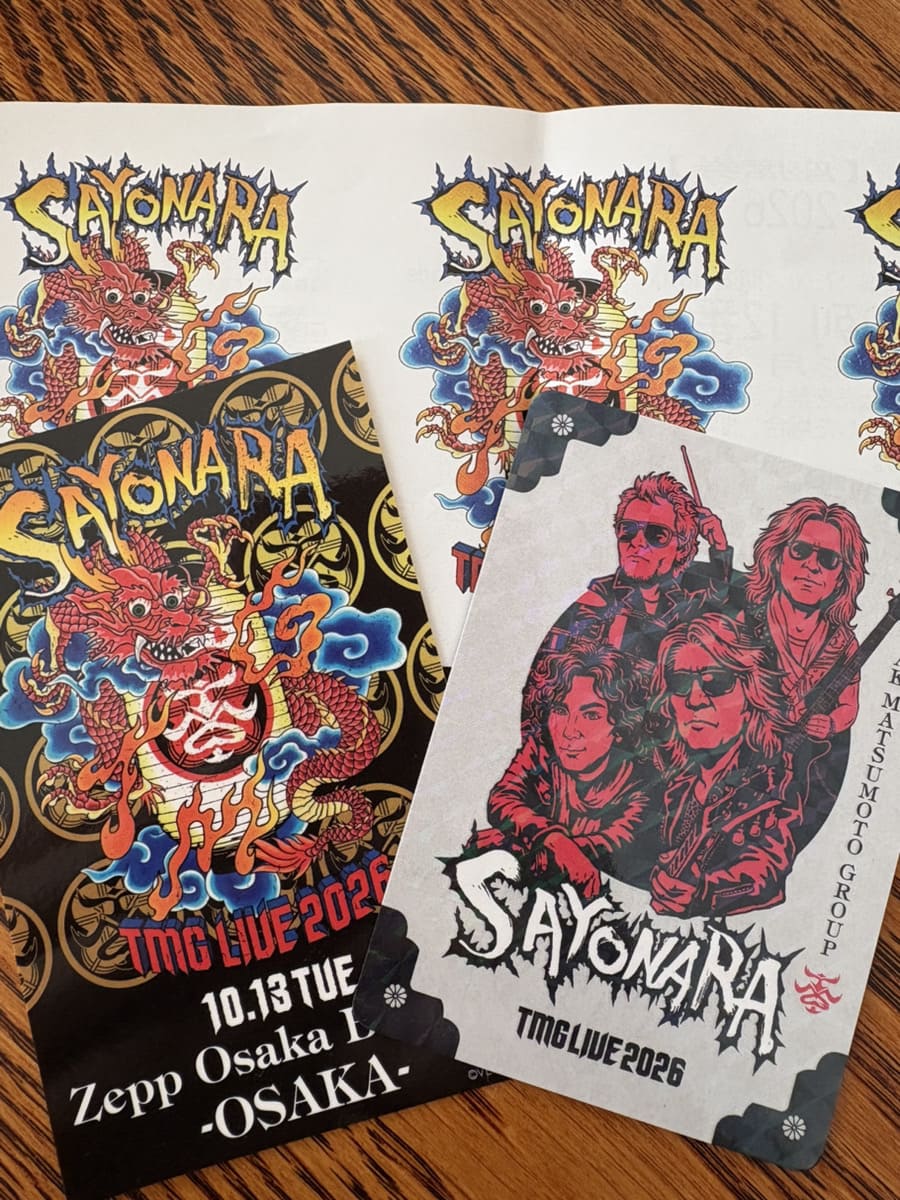 TMG LIVE 2026 “SAYONARA”大阪公演セトリ＆ライブレポート